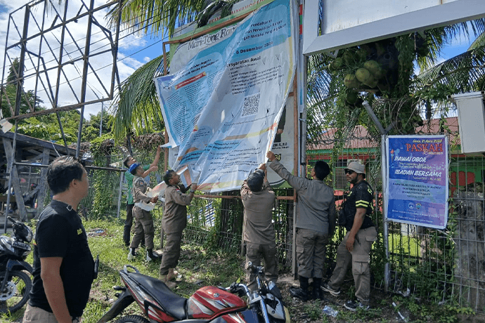 Menuju Kota Wisata, Bupati Nabire Perintahkan Penertiban Baliho dan Sampah: “Wujudkan Kota yang Bersih, Tertib, dan Berwibawa”