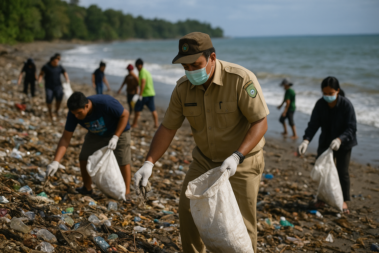 DLH Nabire Monitoring Kualitas Udara di Wilayah Perkotaan